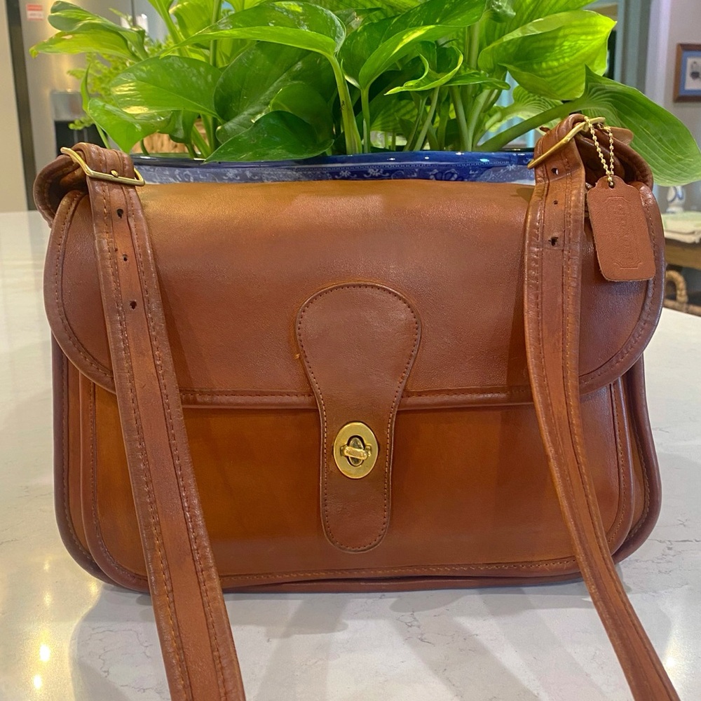 Vintage Coach Original Grand Rambler British Tan 👜FABULOUS!👜 BEST PRICE! - Picture 6 of 15